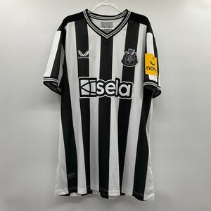 Castore Newcastle United Jersey 2XL Striped Blokecore Sporty Soccer Shirt